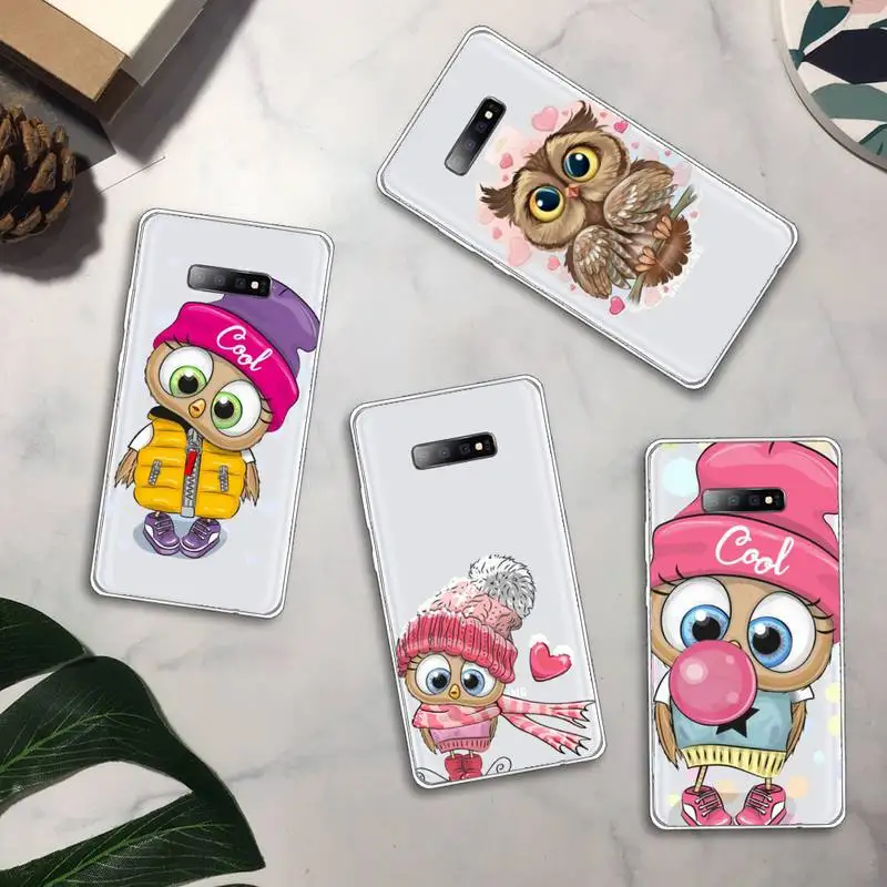 Cute animal Owl Phone Case Transparent For Samsung Galaxy A71 A21s S8 S9 S10 plus note 20 ultra
Cute animal Owl Phone Case Transparent For Samsung Galaxy A71 A21s S8 S9 S10 plus note 20 ultra