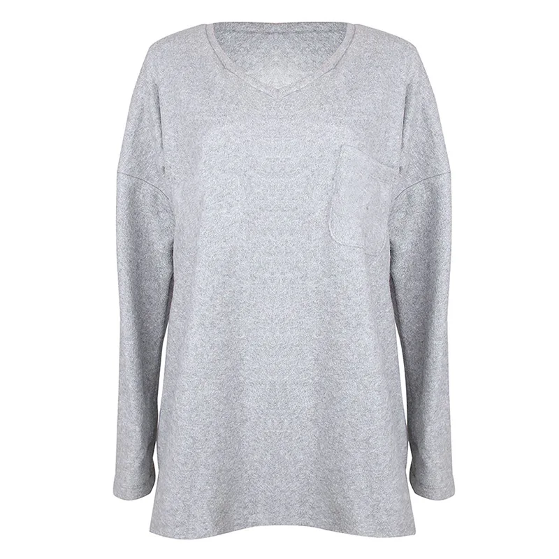 Monogrammed V-Neck Boyfriend Sweater Loose Embroidered Pocket Sweater for Women H9
Monogrammed V-Neck Boyfriend Sweater Loose Embroidered Pocket Sweater for Women H9