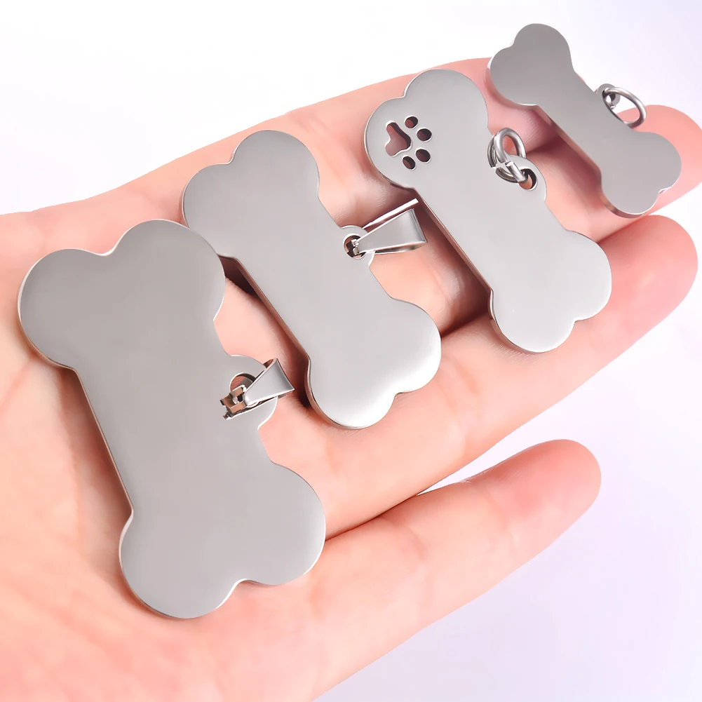 5pcs Cat Dog ID Tag Dog Stainless Steel Collar Bone Shape Pet Charm Pet Name Pendant Bone Necklace Jewelry Wholesale
5pcs Cat Dog ID Tag Dog Stainless Steel Collar Bone Shape Pet Charm Pet Name Pendant Bone Necklace Jewelry Wholesale
