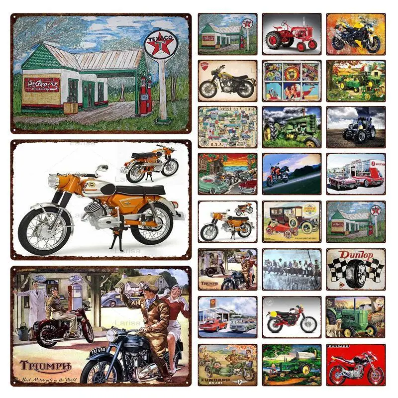 Motorcycle Metal Tin Sign Vintage Racing Motor Poster Metal Plate Retro Art Iron Painting Wall Stickers Home Art Decoration
Motorcycle Metal Tin Sign Vintage Racing Motor Poster Metal Plate Retro Art Iron Painting Wall Stickers Home Art Decoration