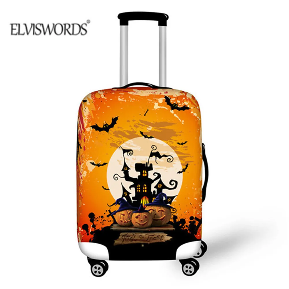 ELVISWORDS Halloween Stylish Prints Luggage Suitcase Travel Trolley Case Cover High Quality Anti-wear Covers Customs Thickened
ELVISWORDS Halloween Stylish Prints Luggage Suitcase Travel Trolley Case Cover High Quality Anti-wear Covers Customs Thickened