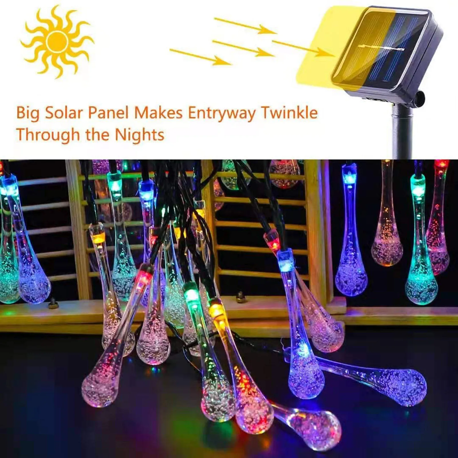 Small coloured lights Solar String Lights Full of stars Water Drop LiaOutdoor Fairy Lights LED lghts 20 Feet 30 LED Tear Party
Small coloured lights Solar String Lights Full of stars Water Drop LiaOutdoor Fairy Lights LED lghts 20 Feet 30 LED Tear Party