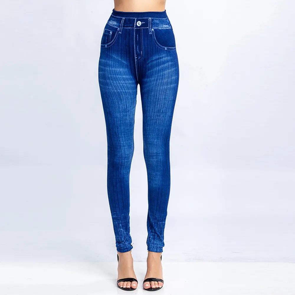 Sexy Faux Jeans Leggings Women Stretch Printed Short Leggins Calf-Length Pants Summer Breeches High Waist Jeggings Plus Size
Sexy Faux Jeans Leggings Women Stretch Printed Short Leggins Calf-Length Pants Summer Breeches High Waist Jeggings Plus Size