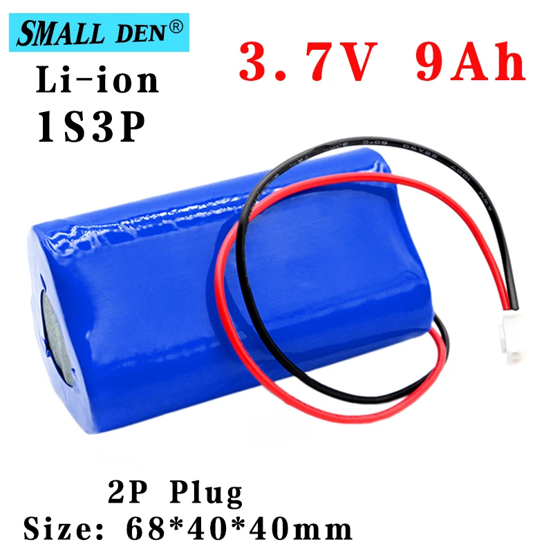 3.7V 9Ah 18650 lithium ion rechargeable battery pack with built-in BMS, 9000mAh for speakers, Bluetooth, GPS, toy batteries
3.7V 9Ah 18650 lithium ion rechargeable battery pack with built-in BMS, 9000mAh for speakers, Bluetooth, GPS, toy batteries