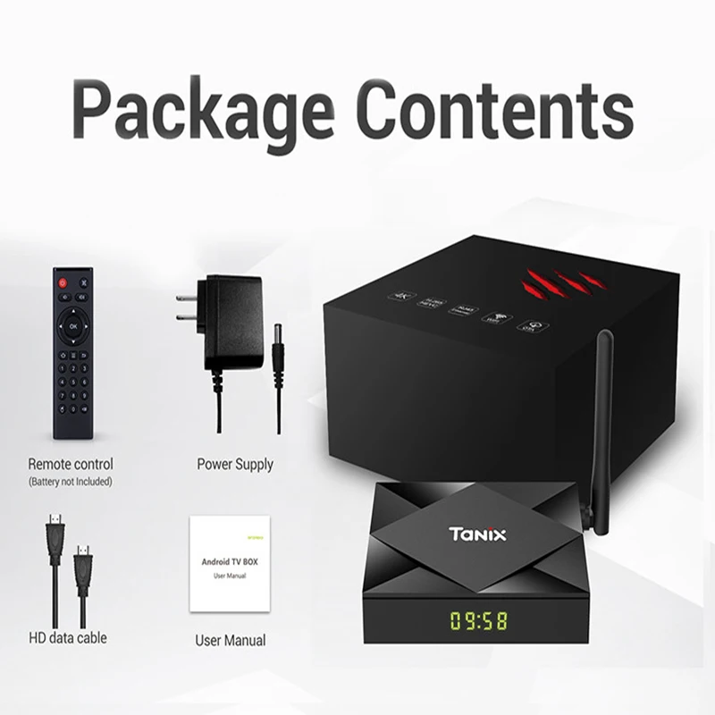 Tanix TX6S TV BOX Android 10 Smart tv box 4GB RAM 32GB 64GB ROM TVBox Allwinner H616 Quad Core Box H.265 4K Media player 2GB 8GB
Tanix TX6S TV BOX Android 10 Smart tv box 4GB RAM 32GB 64GB ROM TVBox Allwinner H616 Quad Core Box H.265 4K Media player 2GB 8GB
