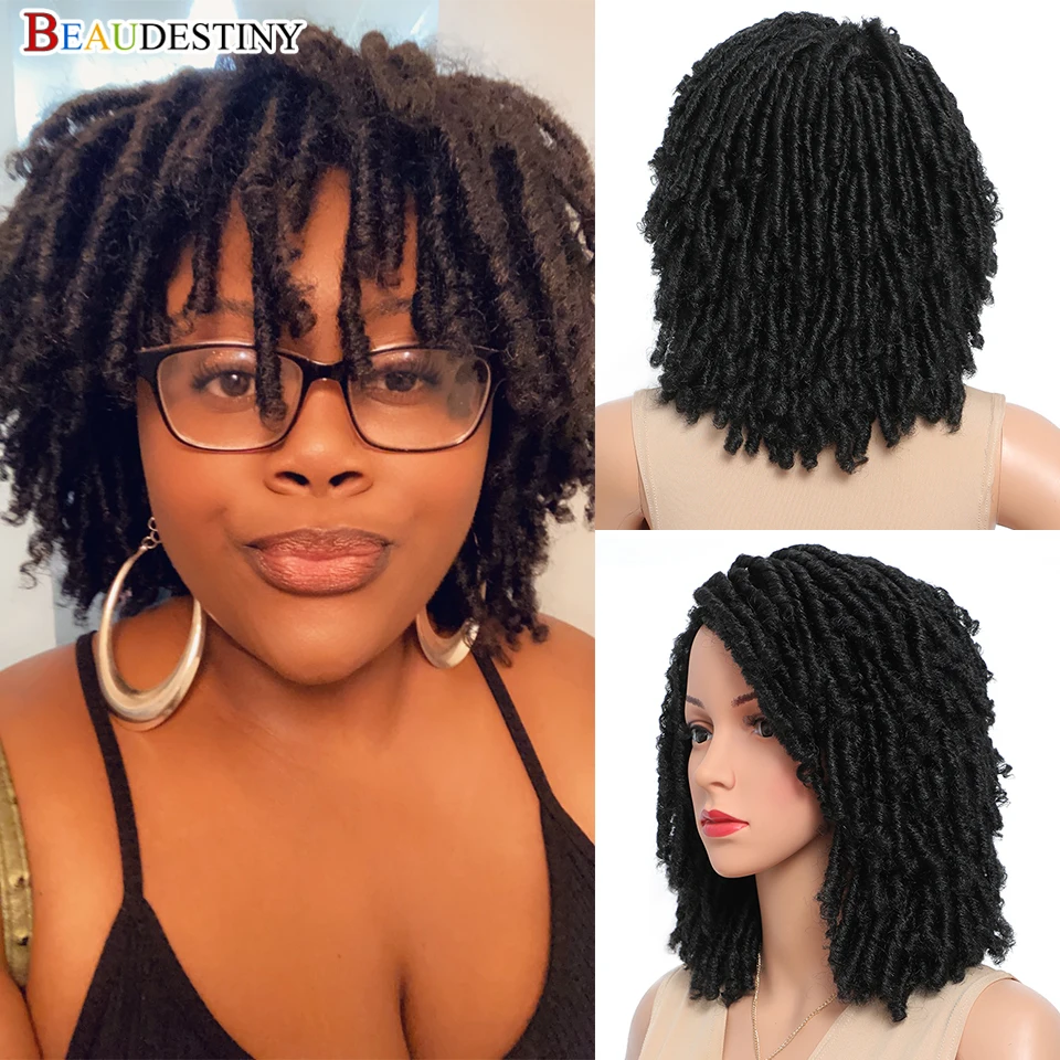Beaudestiny Dreadlock парик синтетический короткий вьющийся парик афро вьющийся без узлов плетеный парик для черных женщин/мужчин дешевый короткий ч...
Beaudestiny Dreadlock парик синтетический короткий вьющийся парик афро вьющийся без узлов плетеный парик для черных женщин/мужчин дешевый короткий ч...