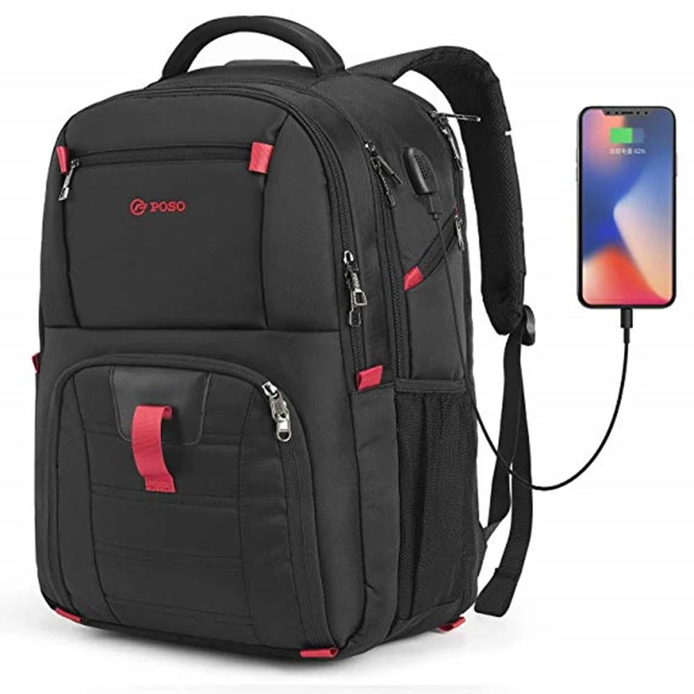 POSO Backpack 17.3Inch Laptop Backpack Fashion Travel Business Backpack Nylon Waterproof Anti-theft Backpack Student Backpack
POSO Backpack 17.3Inch Laptop Backpack Fashion Travel Business Backpack Nylon Waterproof Anti-theft Backpack Student Backpack