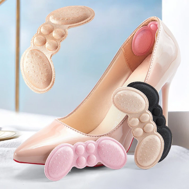 

Женские стельки для обуви, стельки на высоком каблуке с регулируемым размером, клейкие стельки на каблуке, вкладыши, протектор, наклейка, сн...