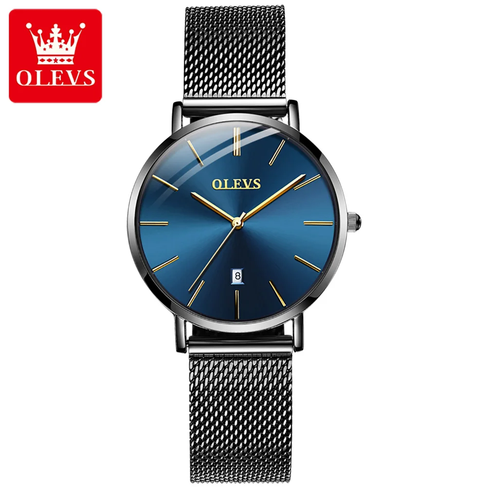OLEVS Fashion Simple Luxury Ultra Thin Mesh Steel Strap Couples Watches Women And Men Calendar Quartz Ladies Wristwatches
OLEVS Fashion Simple Luxury Ultra Thin Mesh Steel Strap Couples Watches Women And Men Calendar Quartz Ladies Wristwatches