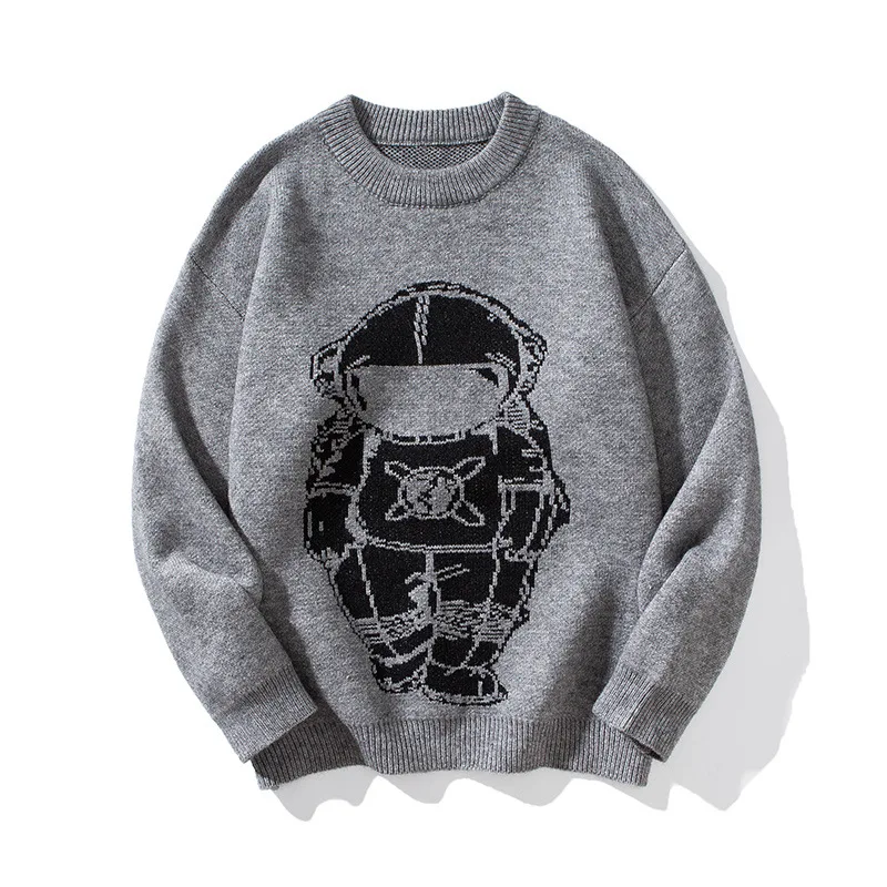 Astronaut Pattern Sweaters Male Ins Loose O Neck Sweater Student Knitted Men Sweater Coat Couple Fashion Long Sleeves Autumn Top
Astronaut Pattern Sweaters Male Ins Loose O Neck Sweater Student Knitted Men Sweater Coat Couple Fashion Long Sleeves Autumn Top