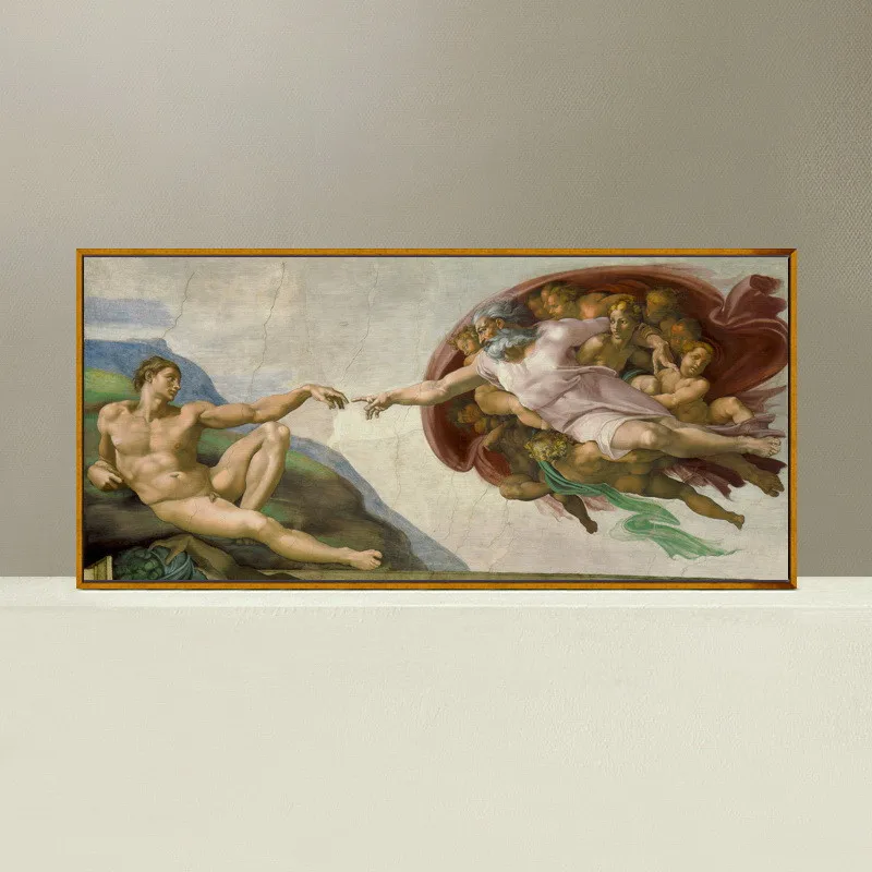 Famous Classical Wall Art for Living Room Sofa Background Canvas Printing Home Decor Oil Painting Single Creation Of Adam Poster
Famous Classical Wall Art for Living Room Sofa Background Canvas Printing Home Decor Oil Painting Single Creation Of Adam Poster