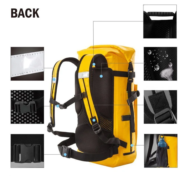 Outdoor Beach Diving Equipment Special 30L Swimming Dry and Wet Separation Bag Waterproof Backpack Pvc Tarpaulin Fishing Bag
Outdoor Beach Diving Equipment Special 30L Swimming Dry and Wet Separation Bag Waterproof Backpack Pvc Tarpaulin Fishing Bag