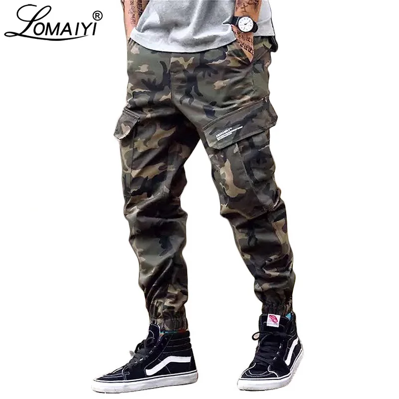 LOMAIYI Camo Joggers Men Cargo Pants Mens Military Black/Camouflage Pants Pure Cotton Men's Cargo Trousers With Pockets BM305
LOMAIYI Camo Joggers Men Cargo Pants Mens Military Black/Camouflage Pants Pure Cotton Men's Cargo Trousers With Pockets BM305