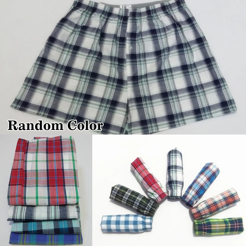 Large Size Plaid Men's Casual Boxer Shorts Wide Leg Cotton Home Panties Elastic Waist Breathable Underwear Underpants Plus Size
Large Size Plaid Men's Casual Boxer Shorts Wide Leg Cotton Home Panties Elastic Waist Breathable Underwear Underpants Plus Size
