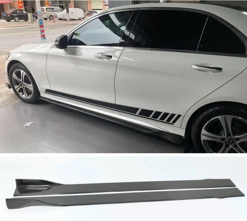 Бортовые юбки из углеродного волокна для Mercedes-Benz A C E CLA CLS Class W203 W204 W205 W207 W212 W213 W117 W218