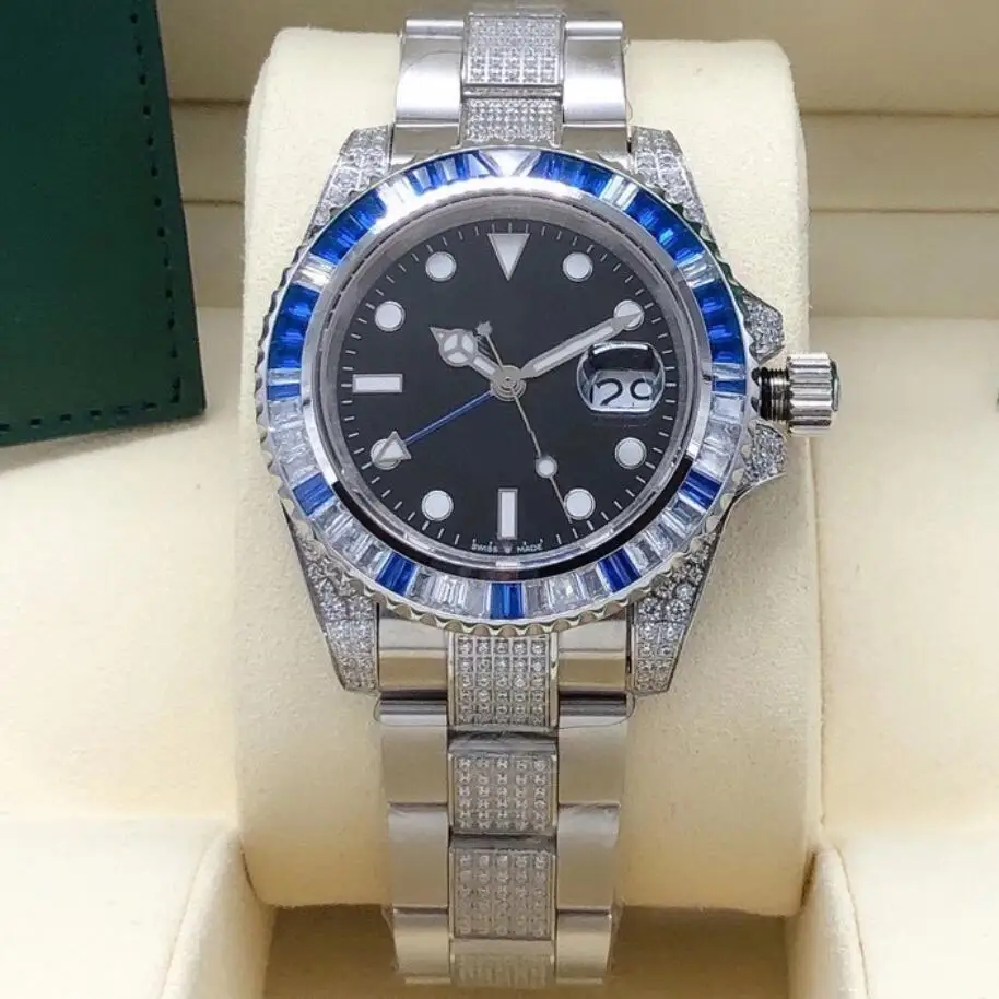 2021 new models 40mm Mens' Watches Calendar Waterproof Stainless Steel 2813 Clock Automatic Mechanical 5 colors
2021 new models 40mm Mens' Watches Calendar Waterproof Stainless Steel 2813 Clock Automatic Mechanical 5 colors