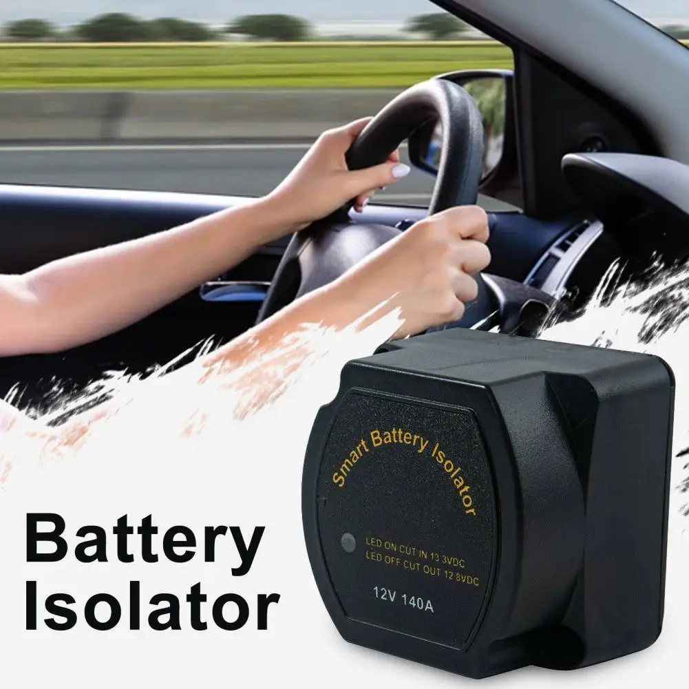 Smart Dual Battery Isolator Voltage Sensitive 12V Relay Pro 140Amp for UTV Boat Water Resistant Reliable Auto Car Starter Parts
Smart Dual Battery Isolator Voltage Sensitive 12V Relay Pro 140Amp for UTV Boat Water Resistant Reliable Auto Car Starter Parts