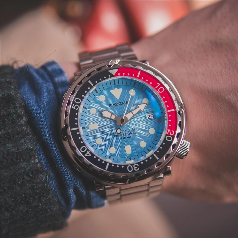 Proxima Luxury Brand SBBN031Men's Automatic Watch NH35 Blue Dial Rotating Sapphire Men Mechanical Diver Wristwatch 300M SS Strap
Proxima Luxury Brand SBBN031Men's Automatic Watch NH35 Blue Dial Rotating Sapphire Men Mechanical Diver Wristwatch 300M SS Strap