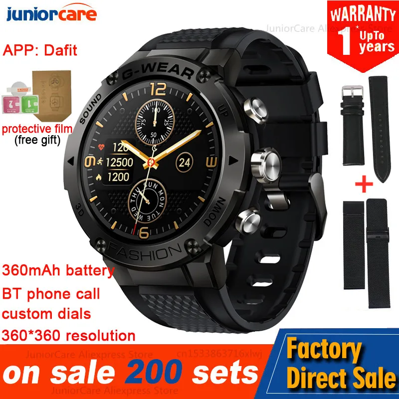 Smart Watch Men K28H BT Phone Call 360MAh Big Battery Men Custom Watch Faces Music Heart Rate Monitor Sport Smartwatch VS ZL02
Smart Watch Men K28H BT Phone Call 360MAh Big Battery Men Custom Watch Faces Music Heart Rate Monitor Sport Smartwatch VS ZL02