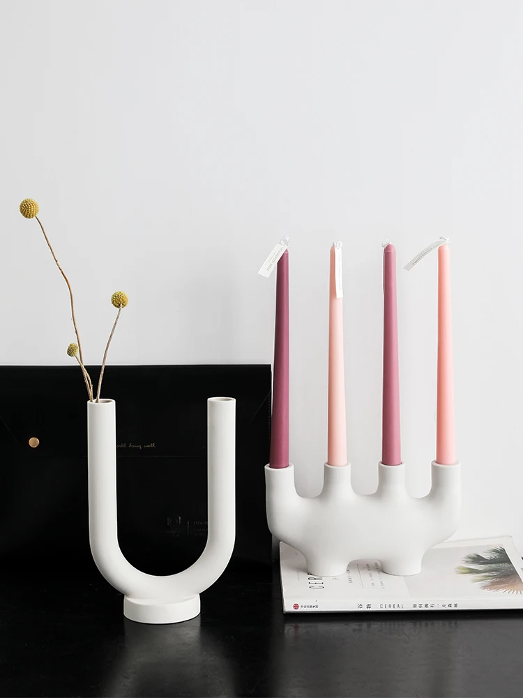 Ceramic Pillar Candle Holder Geometric Nordic Creative White Candle Holders Minimalist Table Portavelas Home Decoration BF50CH
Ceramic Pillar Candle Holder Geometric Nordic Creative White Candle Holders Minimalist Table Portavelas Home Decoration BF50CH