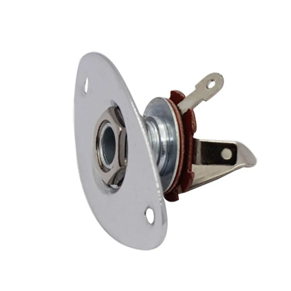Electric Guitar Bass Oval Output Pickup Jack Metal Concave Plate Screws Replacement Improves Sensitivity Excellent Accessory
Electric Guitar Bass Oval Output Pickup Jack Metal Concave Plate Screws Replacement Improves Sensitivity Excellent Accessory