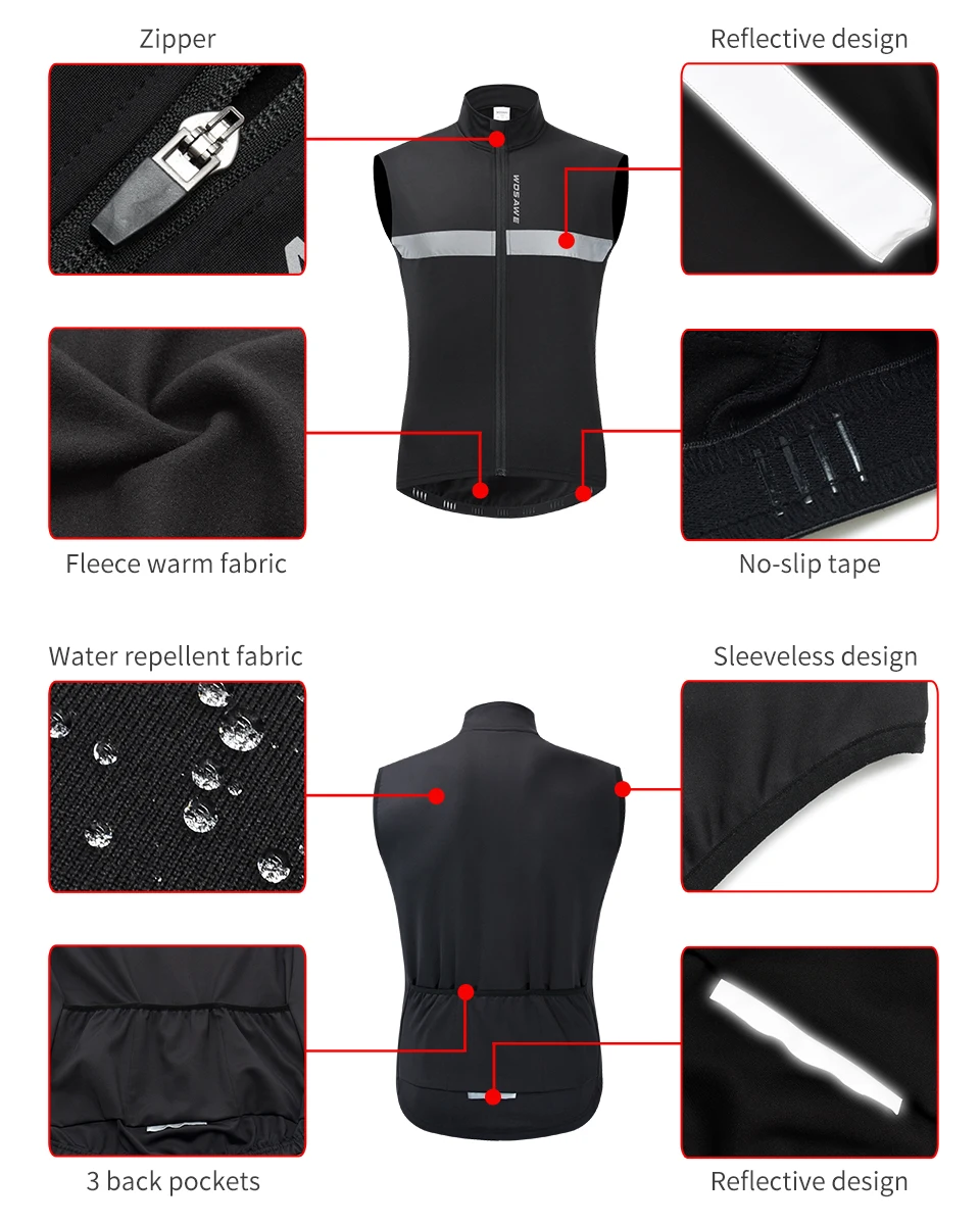 WOSAWE Winter Men Motorcycle Bike Vest Fleece Reflective Outerwear Waistcoat Casual Warm Jacket Motorcycle Vest
WOSAWE Winter Men Motorcycle Bike Vest Fleece Reflective Outerwear Waistcoat Casual Warm Jacket Motorcycle Vest
