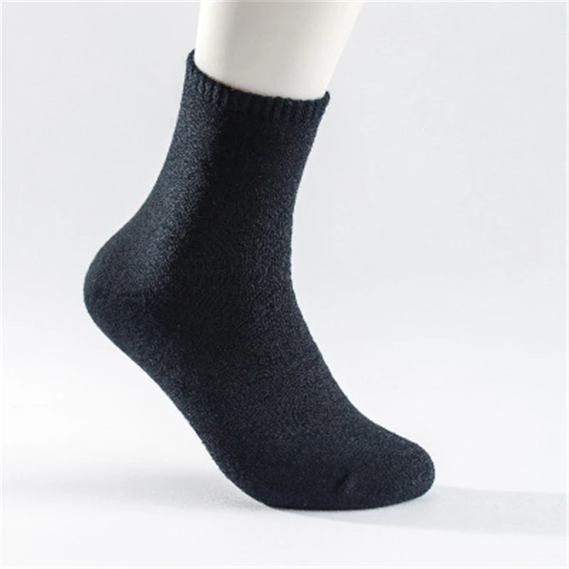 Pierpaul утолщенные теплые носки мужские зимние махровые из чистого хлопка короткие