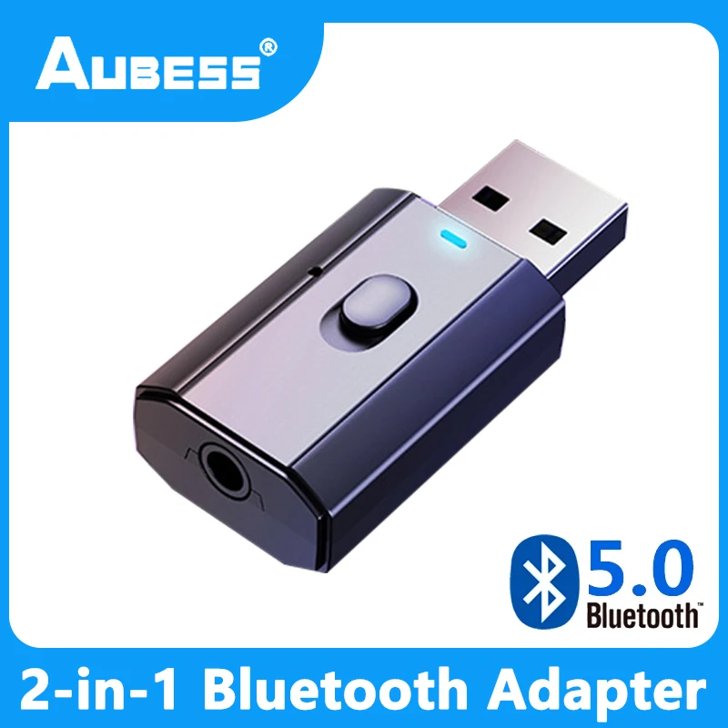 USB Bluetooth 5.0 Adapter Stereo Music Audio Receiver Transmitter 4 In 1 3.5mm Aux Jack For TV PC Car AUX Speaker Accessories
USB Bluetooth 5.0 Adapter Stereo Music Audio Receiver Transmitter 4 In 1 3.5mm Aux Jack For TV PC Car AUX Speaker Accessories
