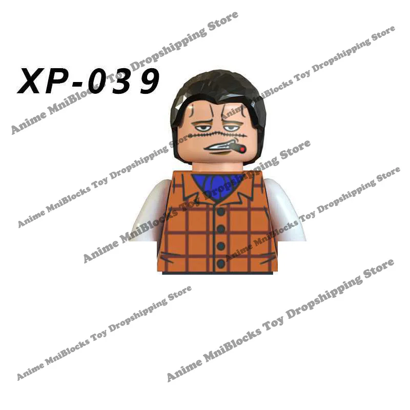 XP036 KT1008 KT1013 аниме цельнокроеные блоки кирпичи Мини фигурки героев серии головок