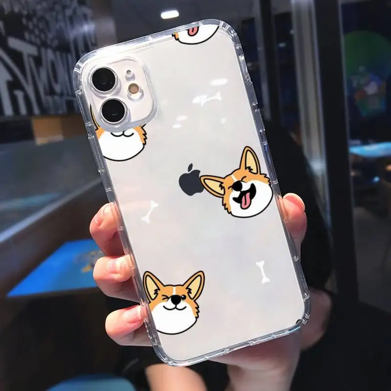 Corgi Phone Case Transparent for Clear iPhone 11 12 8 7 6 6S Plus X 5S SE 2020 XR mini pro XS MAX
Corgi Phone Case Transparent for Clear iPhone 11 12 8 7 6 6S Plus X 5S SE 2020 XR mini pro XS MAX