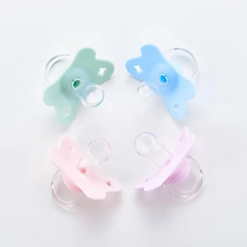 Baby with Lid Butterfly Shape Round and Flat Teat Silicone Sleep Pacifier Newborn Boys Girls Bite Chew Supplies New
Baby with Lid Butterfly Shape Round and Flat Teat Silicone Sleep Pacifier Newborn Boys Girls Bite Chew Supplies New