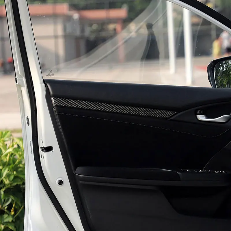 Carbon Fiber Car Accessories Interior Inner Door Panel Protective Decoration Cover Trim Stickers For Honda Civic 2016-2019
Carbon Fiber Car Accessories Interior Inner Door Panel Protective Decoration Cover Trim Stickers For Honda Civic 2016-2019