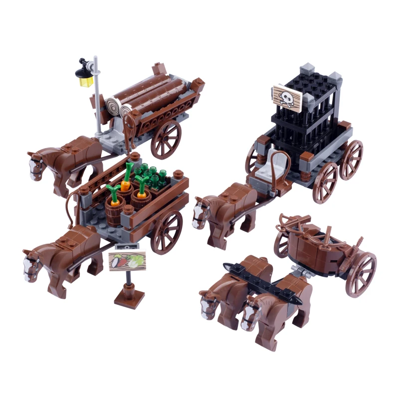 Moc Medieval Scene Assault Chariot Prison Wagon Freight Wagon Small Building Block Assembly Children Toys
Moc Medieval Scene Assault Chariot Prison Wagon Freight Wagon Small Building Block Assembly Children Toys