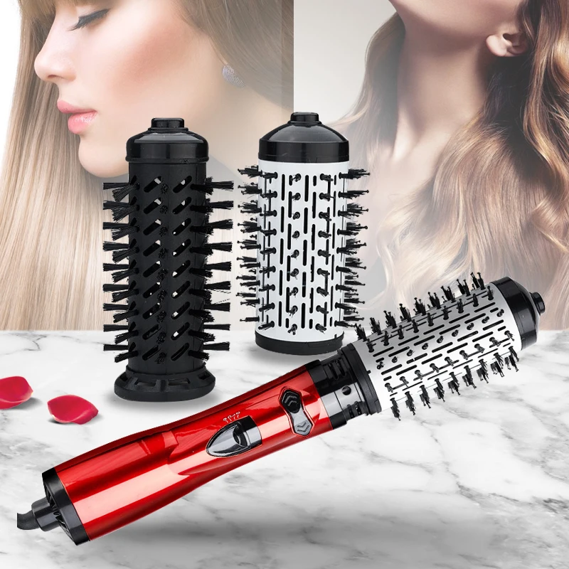 3 in 1 Rotating Electric Hair Straightener Brush Hair Curler Hair Dryer Brush Hot Air Comb Negative Ion Hair Styler Comb
3 in 1 Rotating Electric Hair Straightener Brush Hair Curler Hair Dryer Brush Hot Air Comb Negative Ion Hair Styler Comb