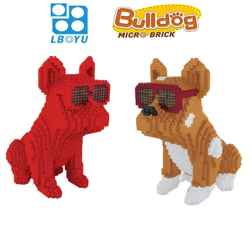 Mini Blocks Cute Pet Dog Model Building Bulldog Educational Toy Children Fun Girls Gifts for Kids Christmas Present Birthday
Mini Blocks Cute Pet Dog Model Building Bulldog Educational Toy Children Fun Girls Gifts for Kids Christmas Present Birthday