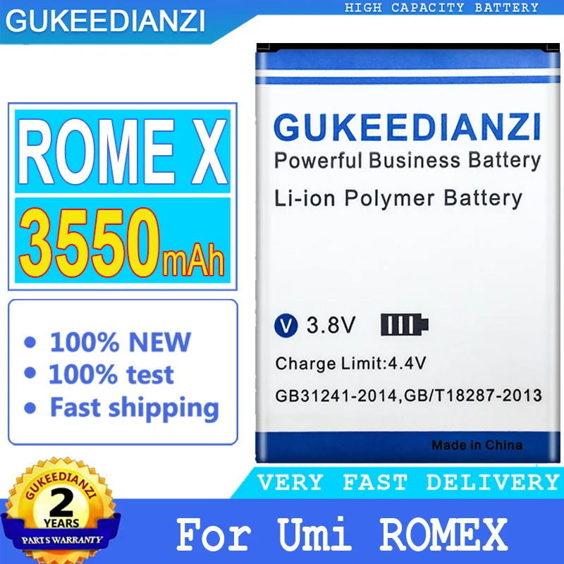 Аккумулятор большой мощности на 3550 мАч для UMI ROME X ROMEX | Мобильные телефоны и