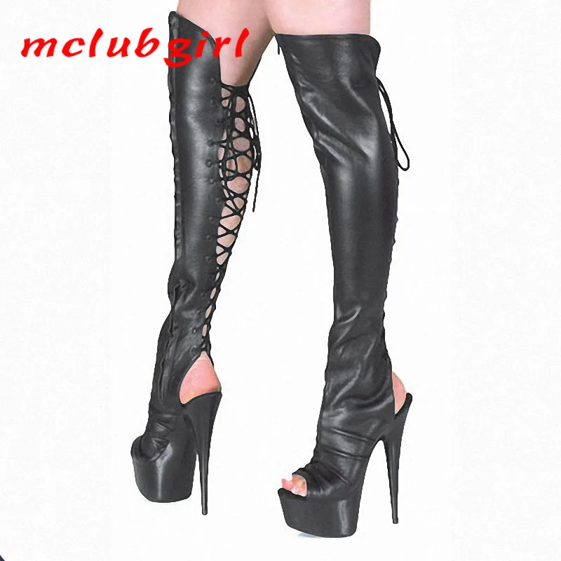 Mclubgirl 15cm Heels New Round Head Long Tube Women's Over Knee Leisure Boots and All Kinds of Thin High Heels Leather Boots LYP
Mclubgirl 15cm Heels New Round Head Long Tube Women's Over Knee Leisure Boots and All Kinds of Thin High Heels Leather Boots LYP