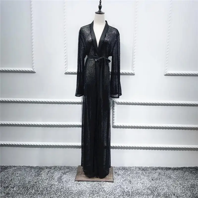 Sequins Muslim Abaya Cardigan Party Maxi Dress Long Dress Dresses Tunic Kimono Middle East Ramadan Arabic Islamic Prayer Clothes
Sequins Muslim Abaya Cardigan Party Maxi Dress Long Dress Dresses Tunic Kimono Middle East Ramadan Arabic Islamic Prayer Clothes
