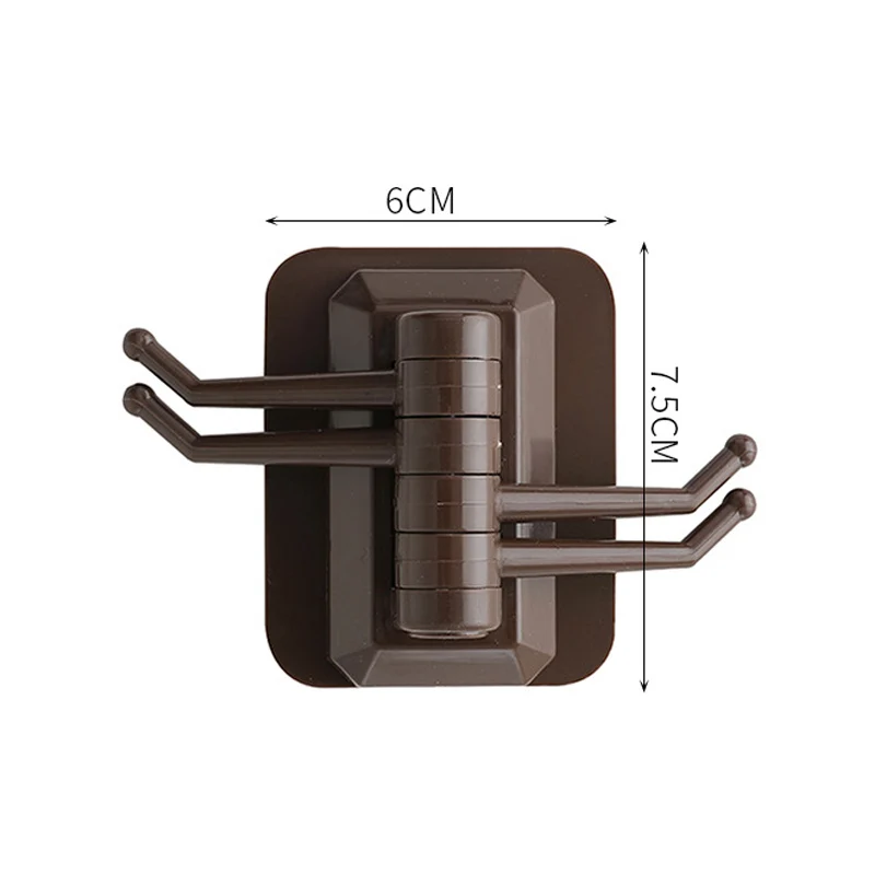 Rotating Hook Self-adhesive Towel Rack Bathroom Wall Shelf Free Punch Traceless Wall Mounted Hook ALI88
Rotating Hook Self-adhesive Towel Rack Bathroom Wall Shelf Free Punch Traceless Wall Mounted Hook ALI88