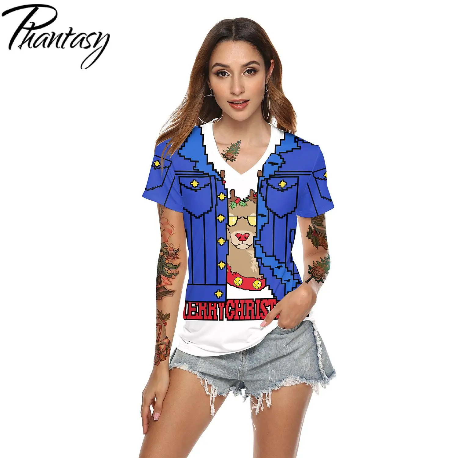 Phantasy 3D Merry Christmas Printed Tshirt Cool Womens Clothing 2020 Personality Novelty T-Shirts
Phantasy 3D Merry Christmas Printed Tshirt Cool Womens Clothing 2020 Personality Novelty T-Shirts