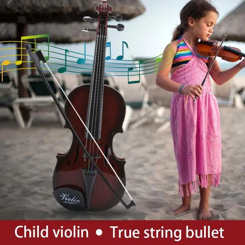 Children'S Violin Studnets Acoustic Violin Music Playing Toys 48CM Brown Kids Violin Musical Instruments Children Decoration
Children'S Violin Studnets Acoustic Violin Music Playing Toys 48CM Brown Kids Violin Musical Instruments Children Decoration