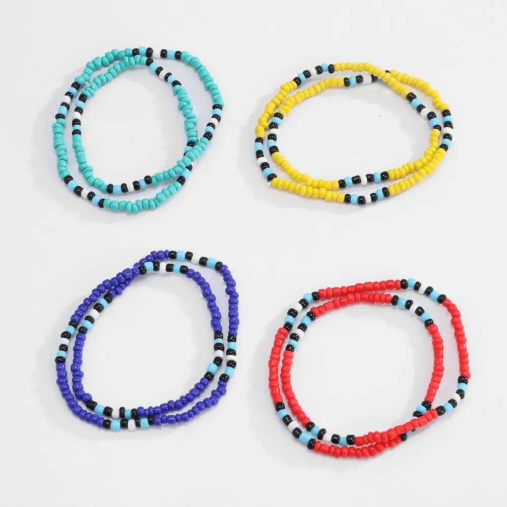 SHIXIN Boho Rainbow Small Beads Bracelets Set for Women Summer Colorful Hand Chain Jewelry Girl Bracelet Femme 2020 Fashion Gift
SHIXIN Boho Rainbow Small Beads Bracelets Set for Women Summer Colorful Hand Chain Jewelry Girl Bracelet Femme 2020 Fashion Gift