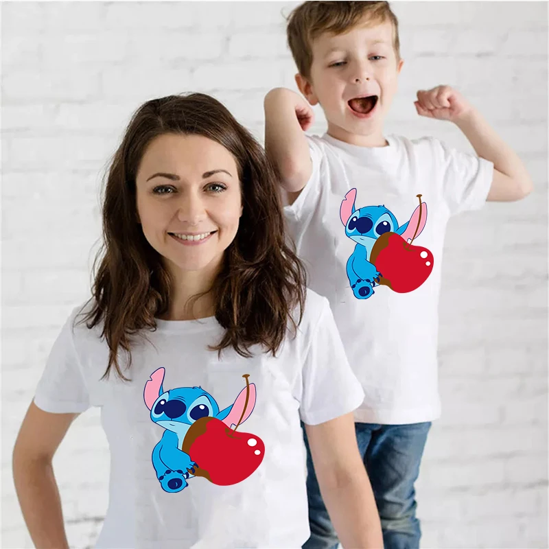Disney Cartoon Print T-shirt Family Suit High-quality Fabric Top Short Sleeve Loose Round Neck Cotton Tee
Disney Cartoon Print T-shirt Family Suit High-quality Fabric Top Short Sleeve Loose Round Neck Cotton Tee