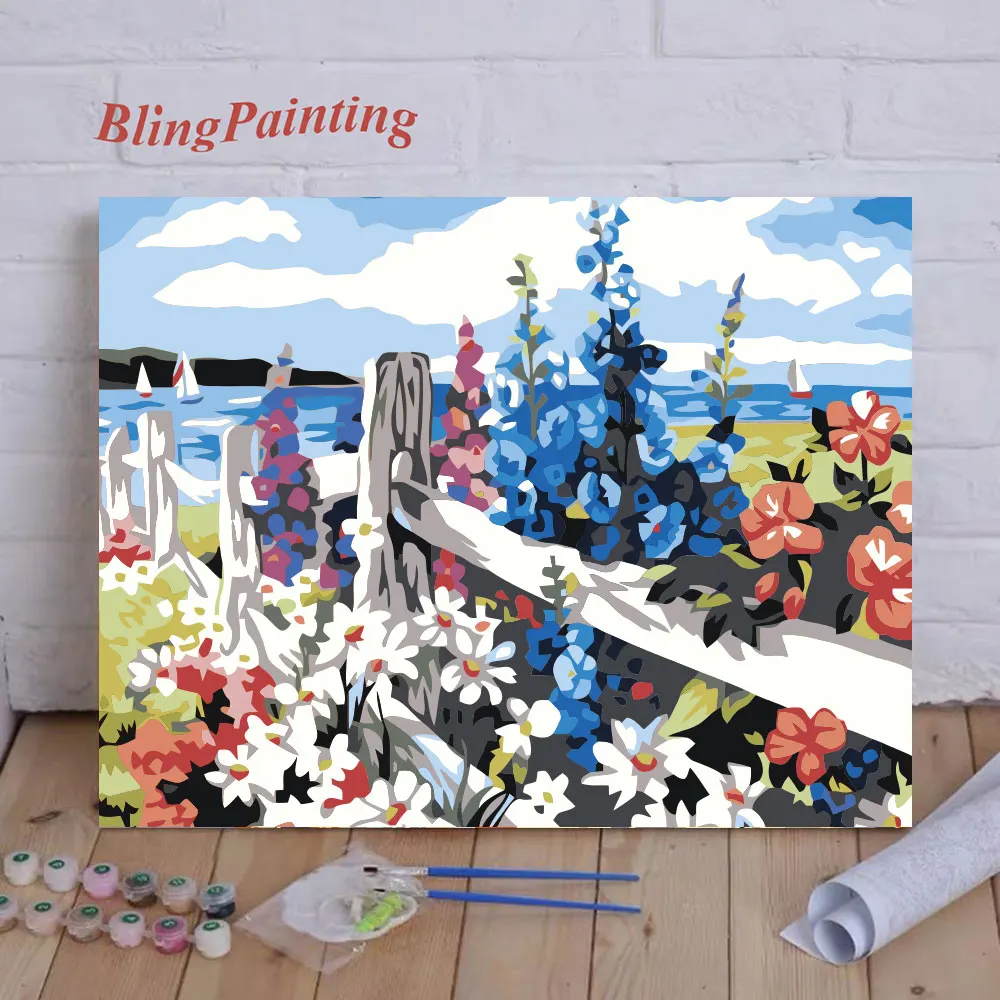 Floral Garden Fence Oil Painting By Numbers On Canvas DIY Frame For Adults Kid Acrylic Paint Kit Nordic Wall Art Home Room Decor
Floral Garden Fence Oil Painting By Numbers On Canvas DIY Frame For Adults Kid Acrylic Paint Kit Nordic Wall Art Home Room Decor