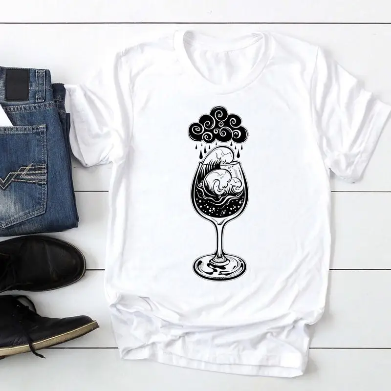 Women Wave Wine Beach 90s Style Trend Cute Fashion Cartoon Summer Lady Print Tee Graphic T Top Female Tshirts Clothes T-Shirt
Women Wave Wine Beach 90s Style Trend Cute Fashion Cartoon Summer Lady Print Tee Graphic T Top Female Tshirts Clothes T-Shirt