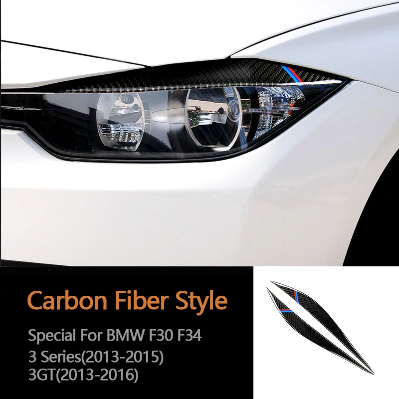 Carbon Fiber Headlights Eyebrows Eyelids Front Headlamp Eyebrows For BMW F30 320i 325i 316i 3er 2013-2015 Accessories
Carbon Fiber Headlights Eyebrows Eyelids Front Headlamp Eyebrows For BMW F30 320i 325i 316i 3er 2013-2015 Accessories