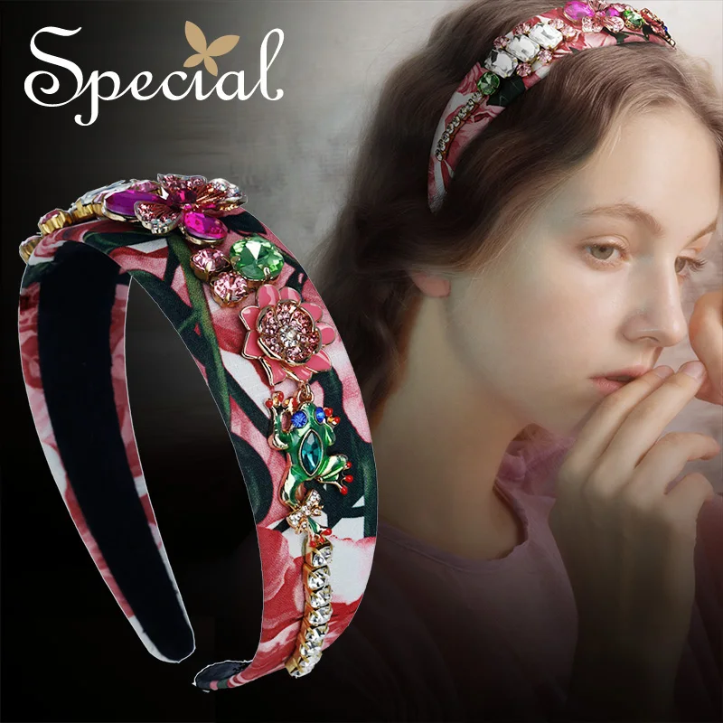 Special European and American retro flower handmade hair decoration wide girl hair hoop hair clip hairpin Alice's kiss
Special European and American retro flower handmade hair decoration wide girl hair hoop hair clip hairpin Alice's kiss