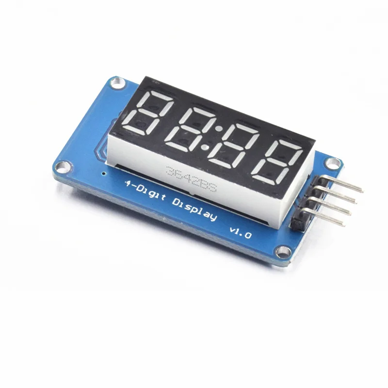 4 Bit TM1637 7 Segments Digital Display Tube Red 4-Digit LED Display Module Board For Arduino Diy LED Display Board
4 Bit TM1637 7 Segments Digital Display Tube Red 4-Digit LED Display Module Board For Arduino Diy LED Display Board
