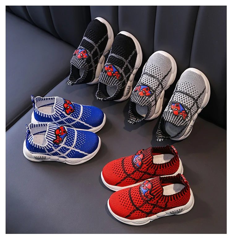 Classic Fashion Spiderman Kids Shoes High Quality Mesh Breathable Children Flats Spring/Autumn Girls Boys Toddlers Sneakers
Classic Fashion Spiderman Kids Shoes High Quality Mesh Breathable Children Flats Spring/Autumn Girls Boys Toddlers Sneakers