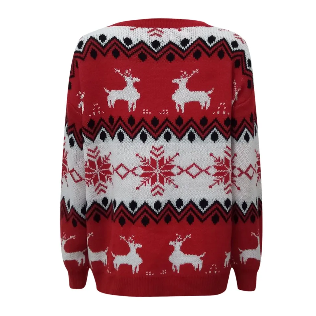 2020 Fashion Women Christmas Sweaters Pullover Tops Casual Long Sleeve O neck Print Knitted Sweater Autumn Winter jersey navidad
2020 Fashion Women Christmas Sweaters Pullover Tops Casual Long Sleeve O neck Print Knitted Sweater Autumn Winter jersey navidad